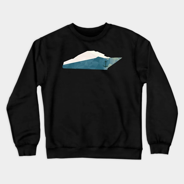 Polygon ship Crewneck Sweatshirt by Foxxy Merch